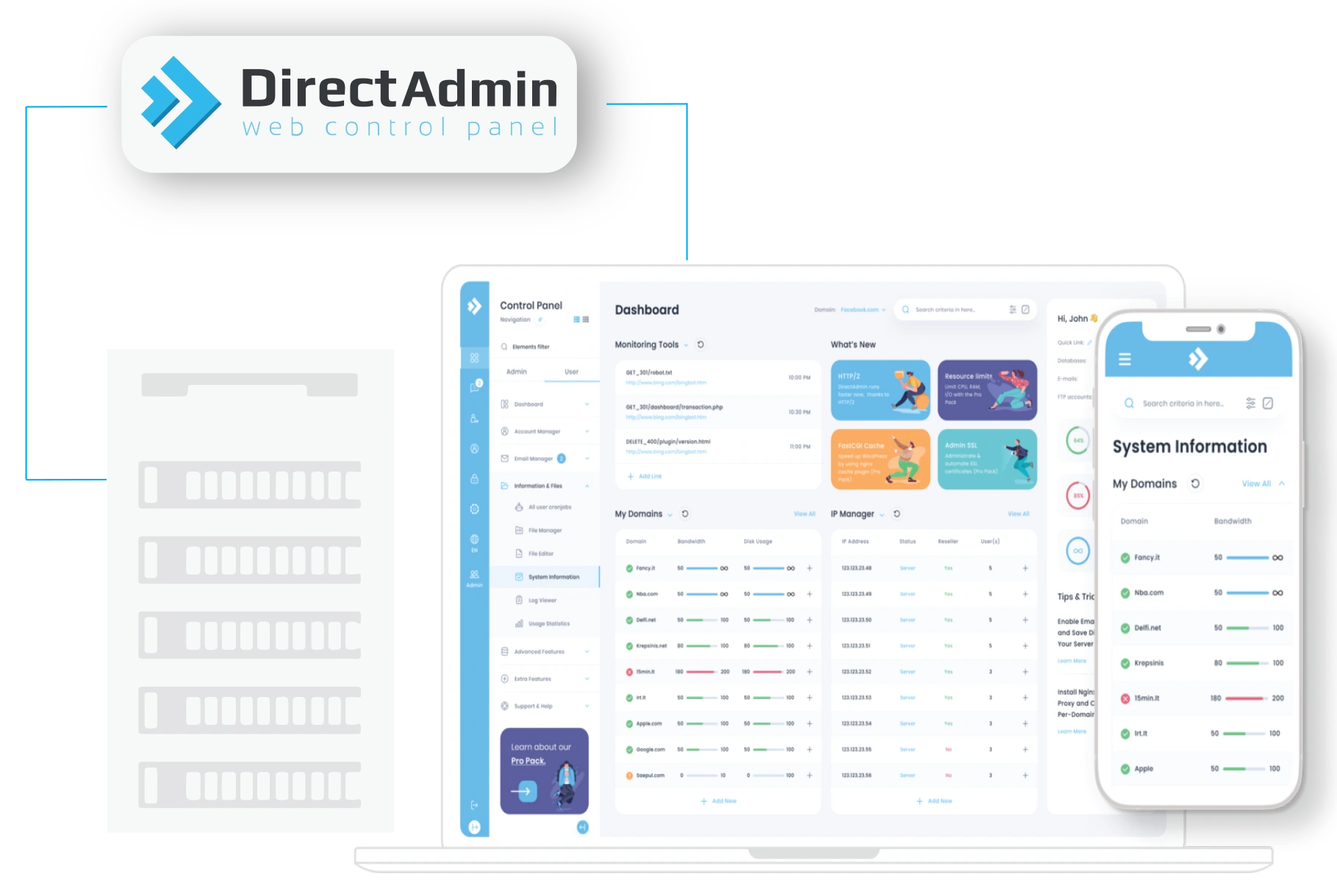 DirectAdmin Server Management